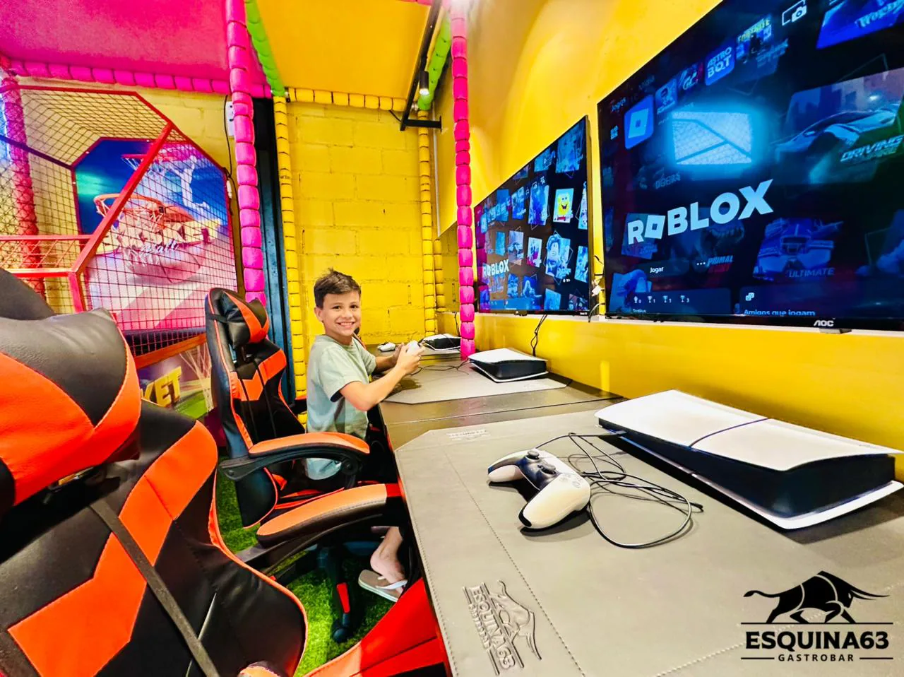 Espaço de games do Esquina 63